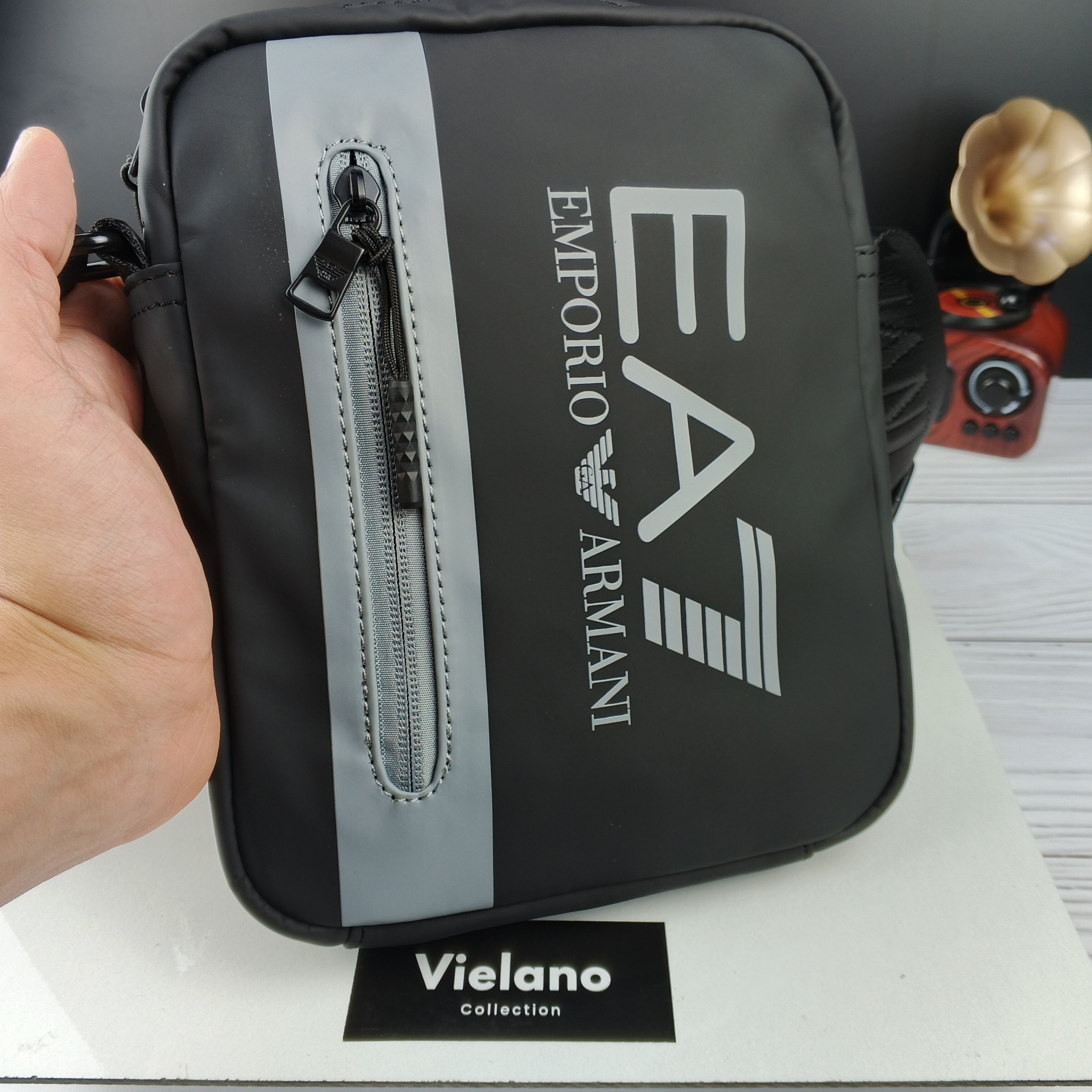 SACOCHE EA7 NOIR&GREY QUALITÉ PREMIUM VN-263