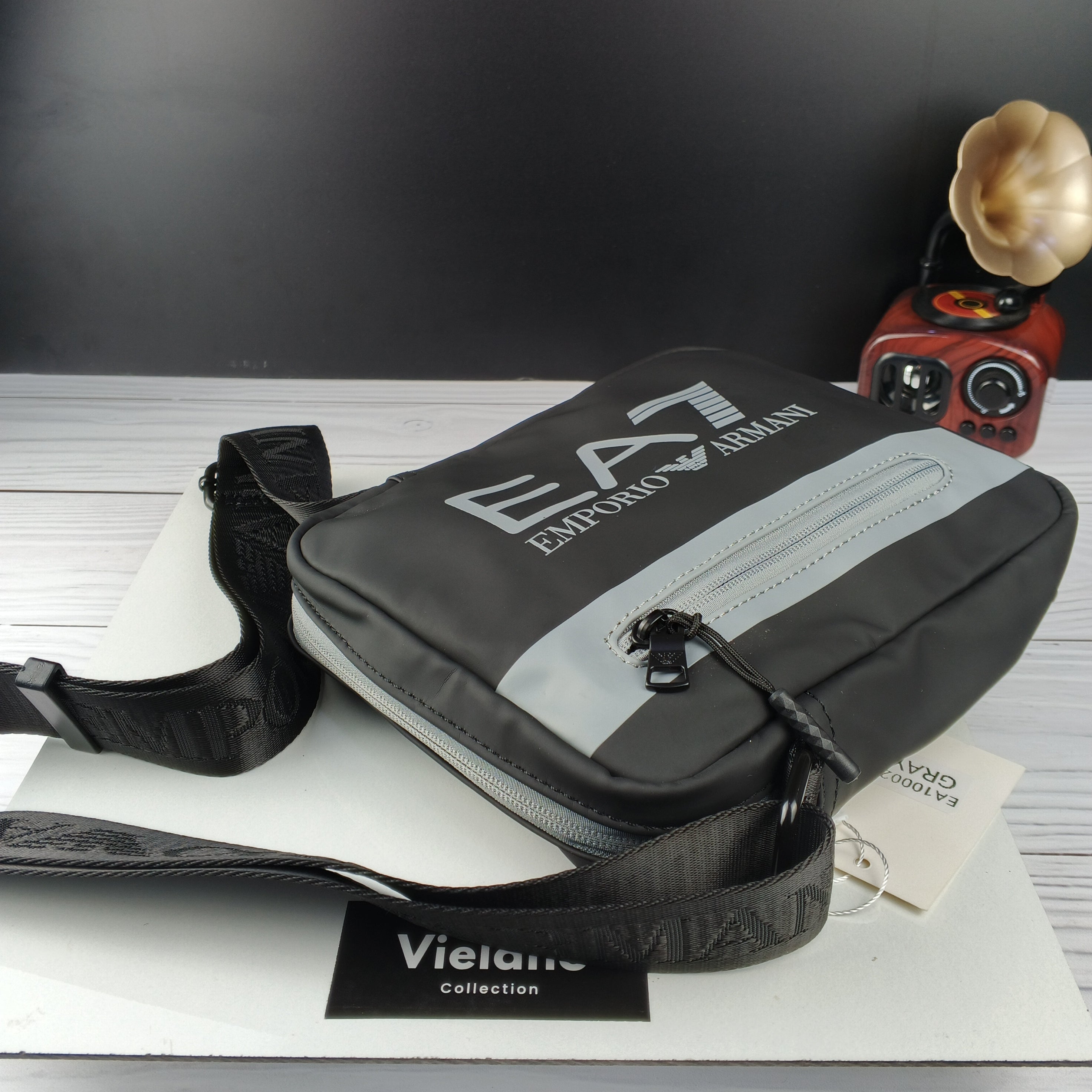 SACOCHE EA7 NOIR&GREY QUALITÉ PREMIUM VN-263