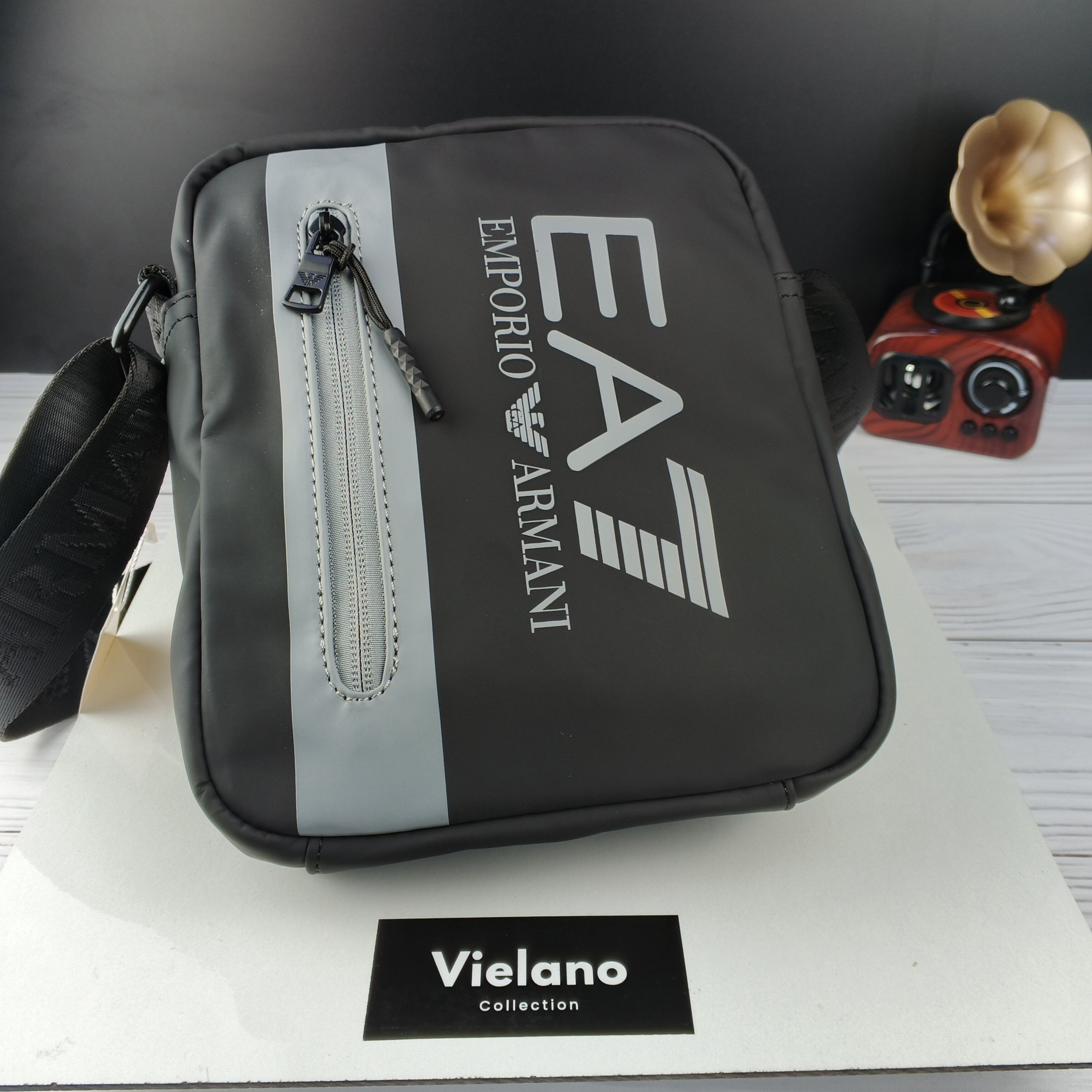 SACOCHE EA7 NOIR&GREY QUALITÉ PREMIUM VN-263